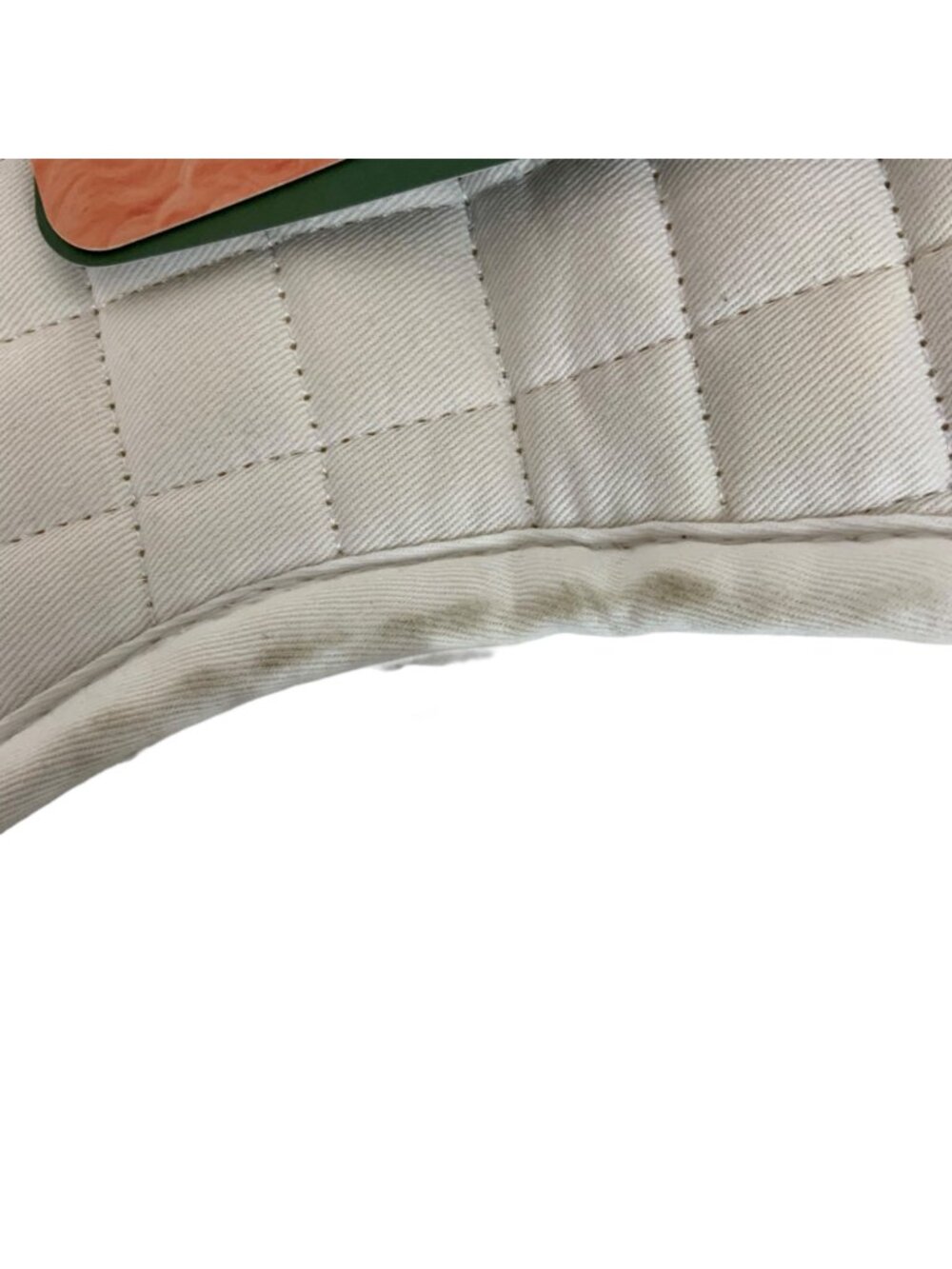 Arma SupaFleece Pro Comfort Quilted Half Pad 15-16.5 in White Shires Equestrian - Picture 8 of 10